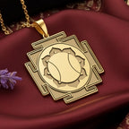 Ganesh Yantra Spiritual Protection Pendant | Silver & Plated Options - Divine Guardian for Yoga Zen